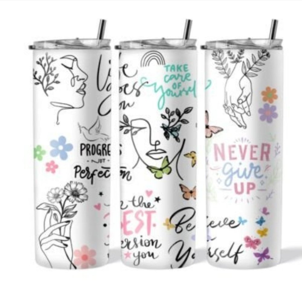 POSITIVE AFFIRMATIONS TUMBLER
